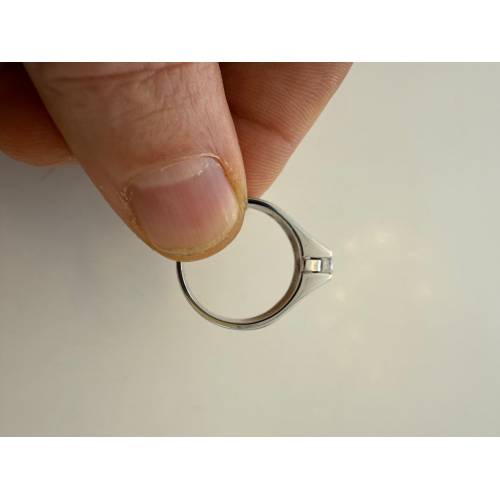 ANELLO Da Uomo Solitario In ORO...