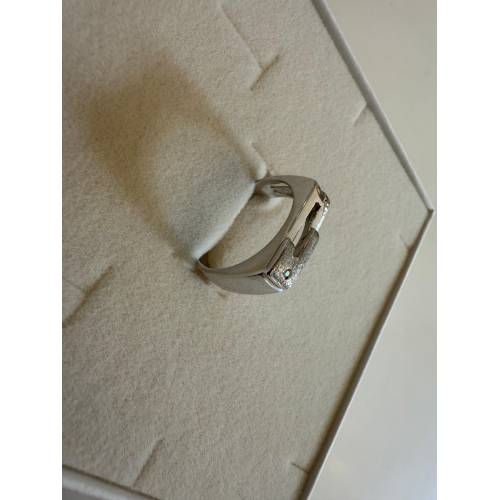 ANELLO Da Uomo In ORO BIANCO 18...