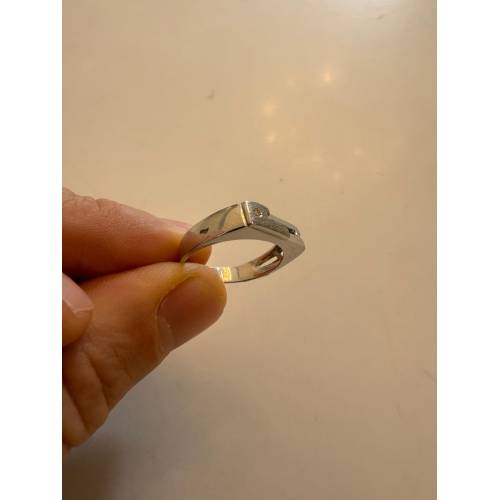 ANELLO Da Uomo In ORO BIANCO 18...