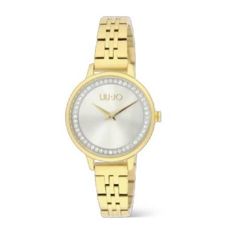OROLOGIO LIU JO SHINE Donna Oro Giallo In Acciaio Gold Silver Da Polso TLJ2584