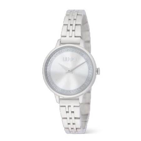 OROLOGIO LIU JO Time SHINE Donna In Acciaio Silver Argentato Da Polso TLJ2582