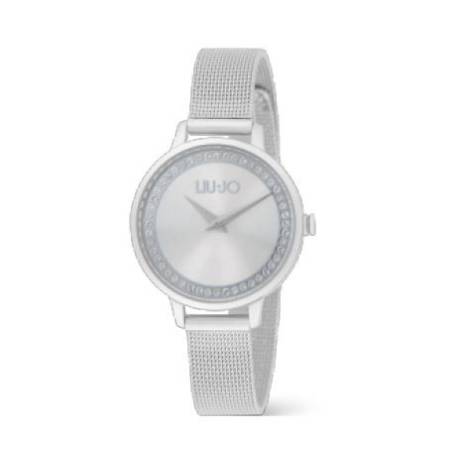 OROLOGIO LIU JO SHINE Donna Acciaio Silver Argento Polso Maglia Milano TLJ2587