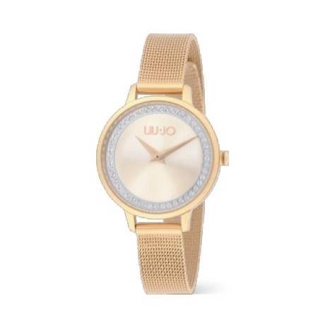 OROLOGIO LIU JO SHINE Donna Oro Rosa In Acciaio Rose Gold Maglia Milano TLJ2589