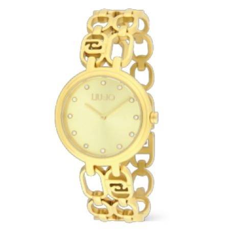 OROLOGIO LIU JO SING Donna Oro Giallo In Acciaio Gold Dorato Da Polso TLJ2362
