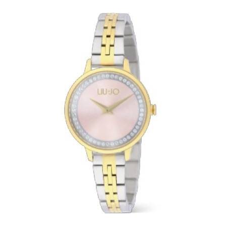 OROLOGIO LIUJO SHINE Donna Oro Argento Acciaio Gold Silver Rosa Da Polso TLJ2586