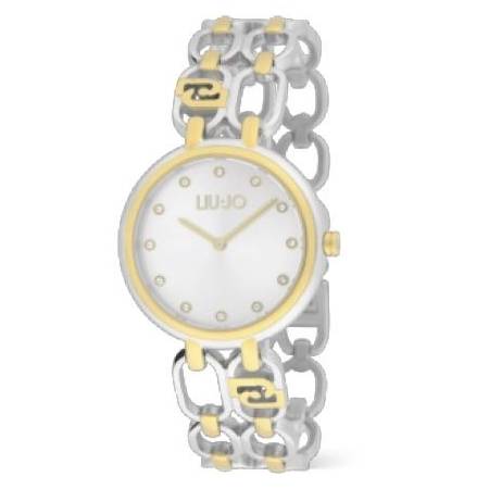 OROLOGIO LIU JO SING Donna Silver Gold In Acciaio Argento Oro Da Polso TLJ2363