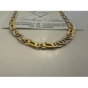 COLLANA Unisex ORO Bicolor... 2