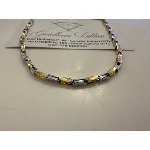 COLLANA Uomo Donna ORO 18 Carati 750%...