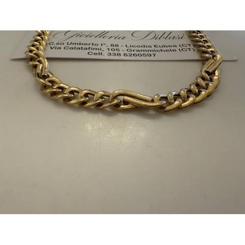 COLLANA Uomo Donna Unisex ORO GIALLO...
