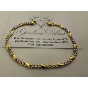 BRACCIALE In ORO 18 Karati...
