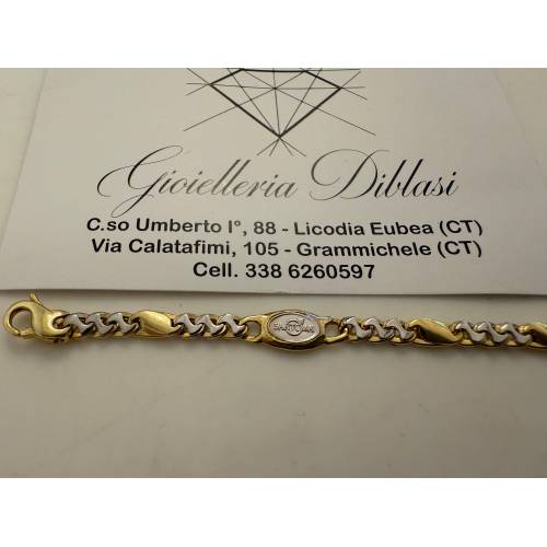BRACCIALE In ORO 18 Karati 750% Uomo...