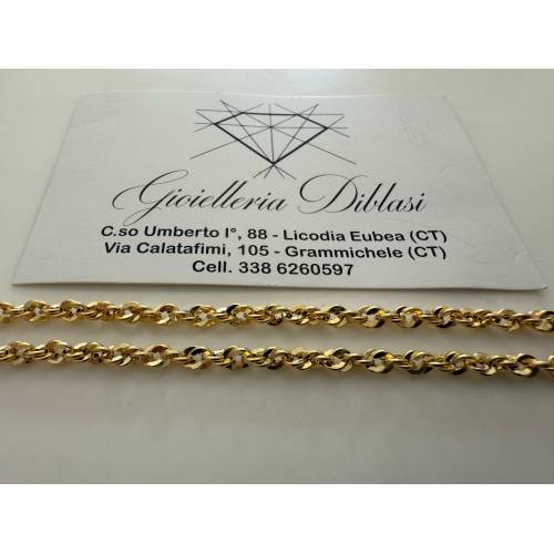 COLLANA Donna ORO GIALLO 18 Karati...