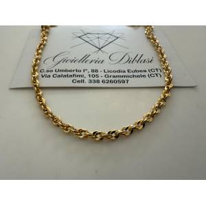 COLLANA Donna ORO GIALLO 18...