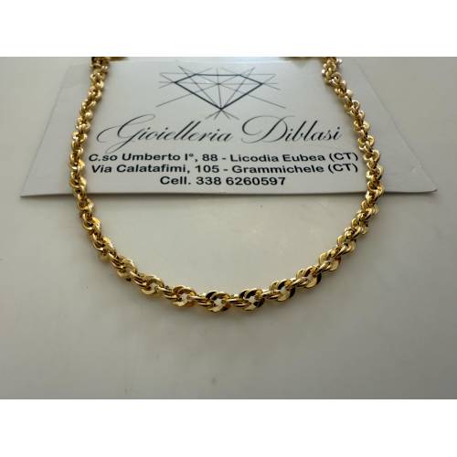 COLLANA Donna ORO GIALLO 18 Karati...