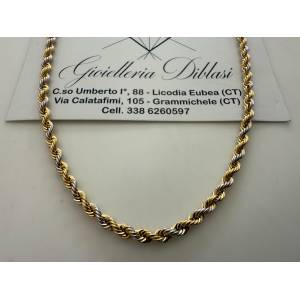 COLLANA ORO 18 KT 750%...