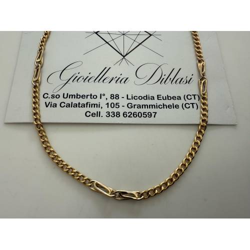 COLLANA Collier CATENA Girocollo ORO...