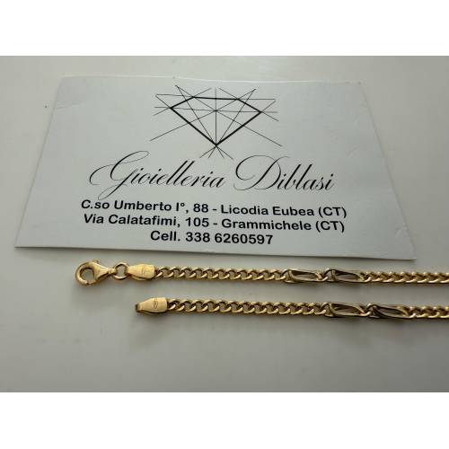 COLLANA Collier CATENA Girocollo ORO...