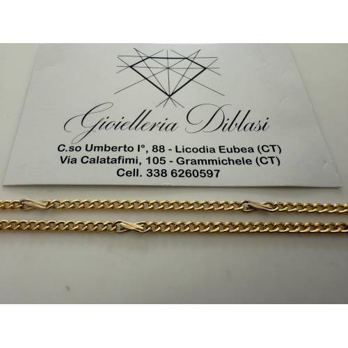 COLLANA Collier CATENA Girocollo ORO...