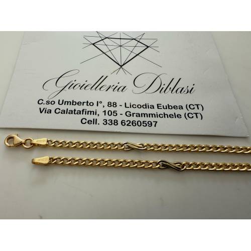 COLLANA Collier CATENA Girocollo ORO...