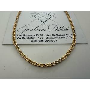 COLLANA ORO Bicolor GIALLO...