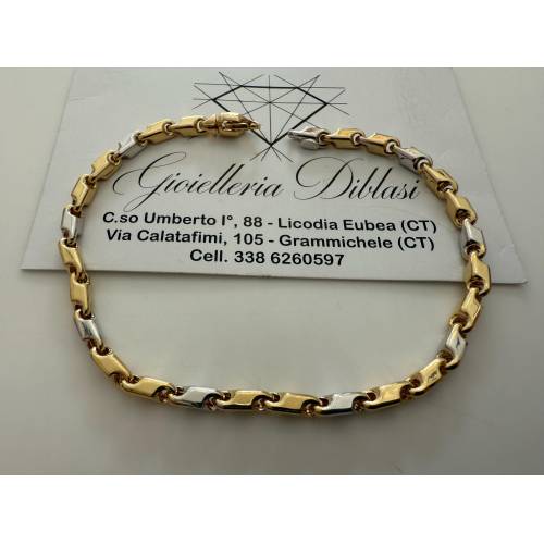 BRACCIALE Oro 18 Karati 750% Uomo...