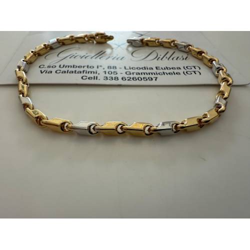 BRACCIALE Oro 18 Karati 750% Uomo...