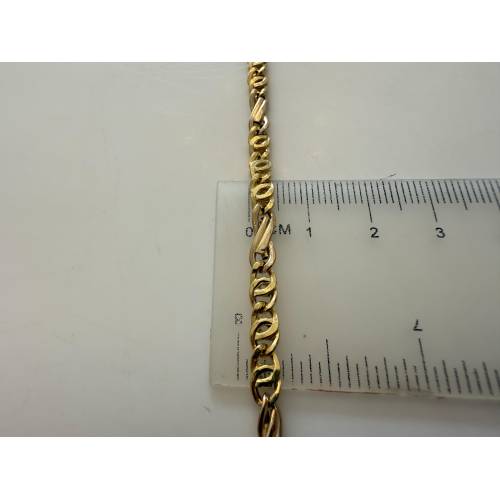 BRACCIALE ORO 18 Kt 750% Uomo Donna...