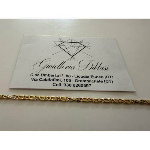 BRACCIALE In ORO 18 Karati 750% Uomo...
