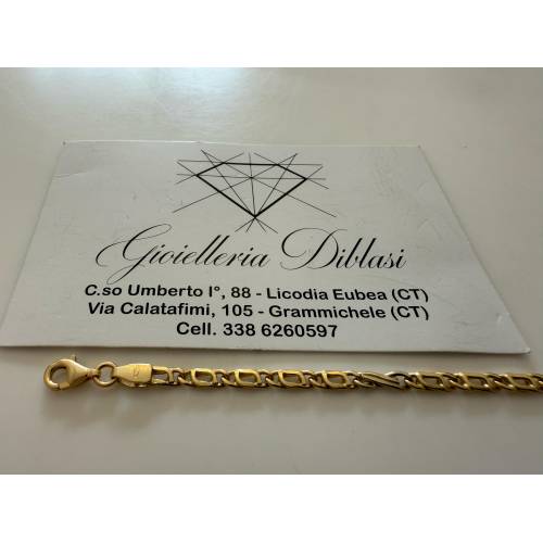 BRACCIALE In ORO 18 Karati 750% Uomo...